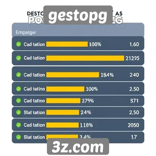 Avaliação dos jogos mais populares no Gestopg